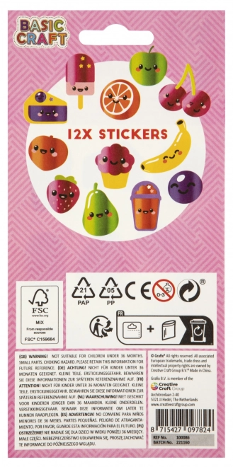 Sticker Set with Holographic 3D and Wiggly Eyes