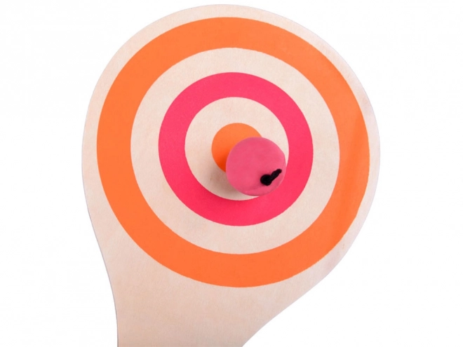 Wooden palette with attached ball on string for training SP0749