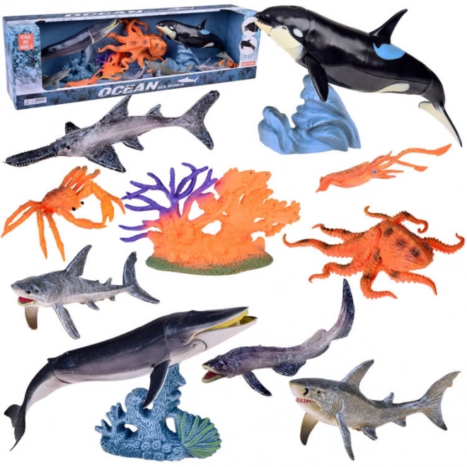 Sea Animal Figurine Set