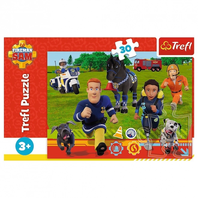 Fireman Sam Ready to Help 30-Piece Puzzle