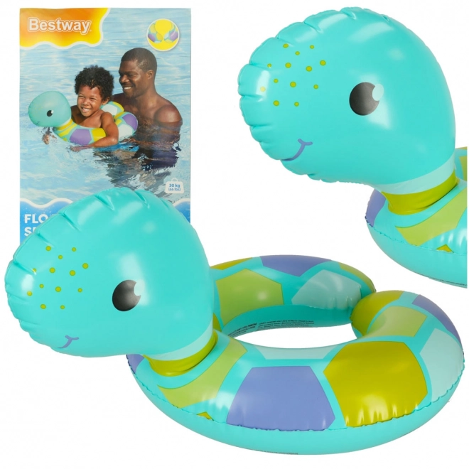 Inflatable Swimming Ring Turtle Design for Kids