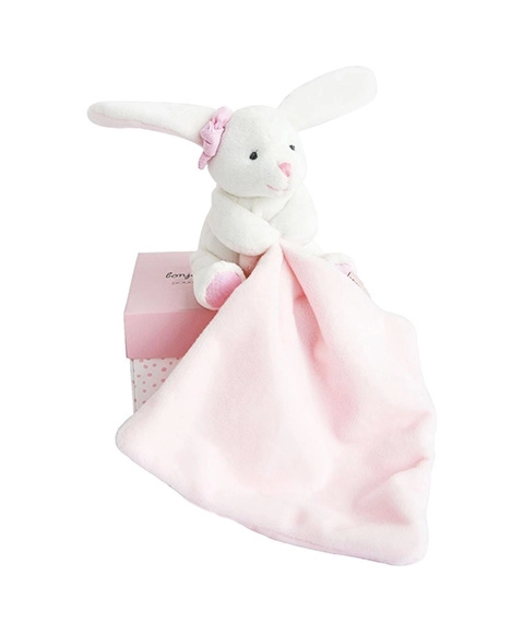 Gift Set with Stuffed Bunny and Comfort Blanket