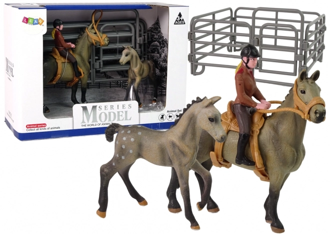 Horse and Rider Farm Playset