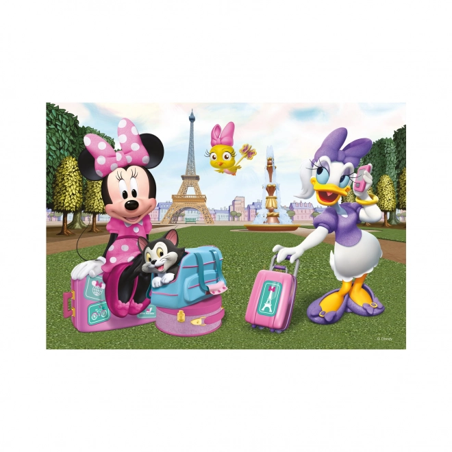 Minnie and Daisy in Paris Puzzle