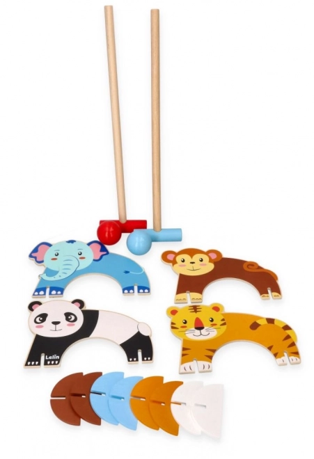 Croquet Set with Animal Theme