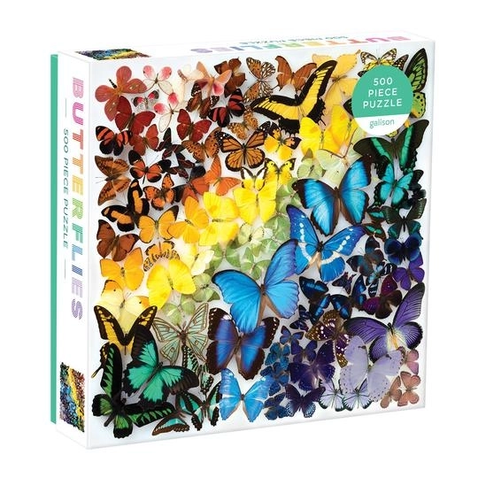 Rainbow Butterflies 500 Piece Puzzle