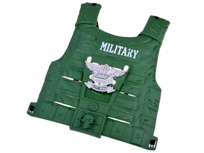 Soldier Costume Set with Military Vest