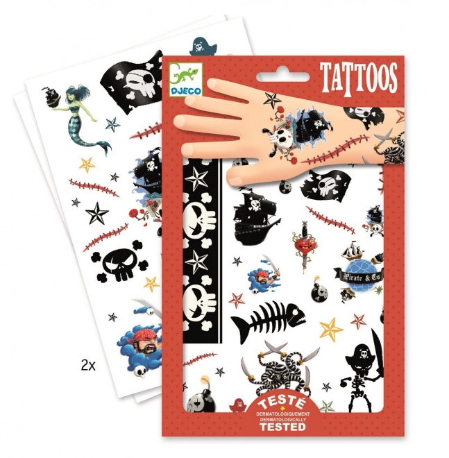 Pirate Tattoos for Kids and Adults