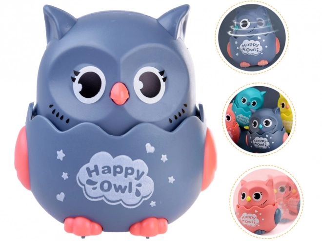 Charming Rolling Owl Toy