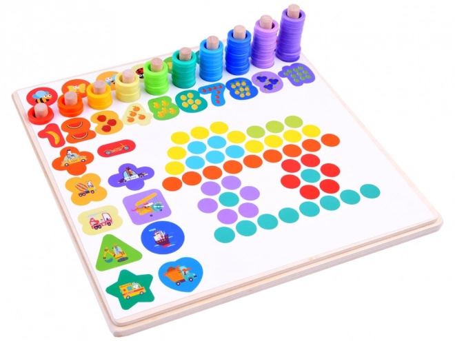 Wooden Counting Learning Puzzle Set