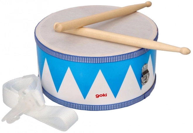 White and Blue Drum for Kids