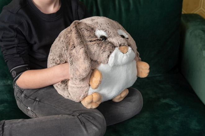 Cozy Noxxiez Warm Rabbit Plush Pillow 3-in-1