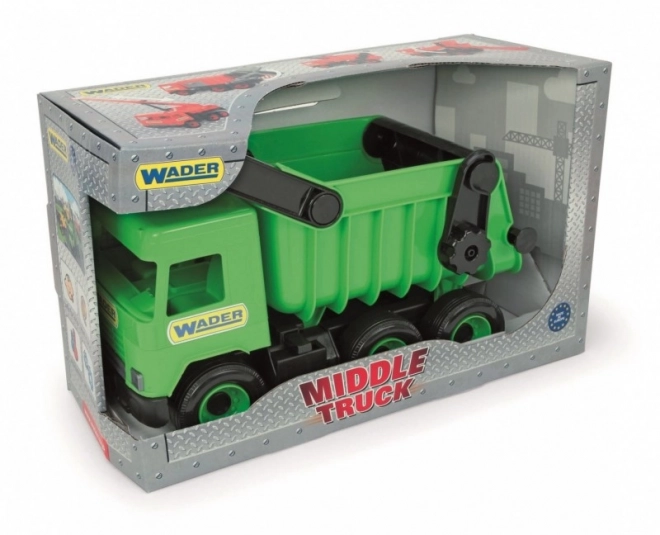 Green Middle Dump Truck