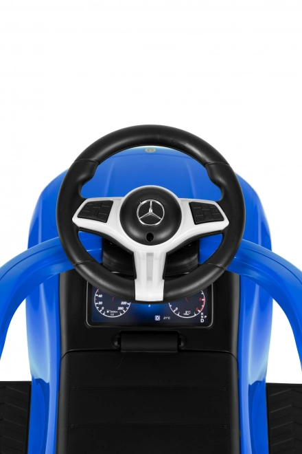 Mercedes C Class Ride-On Car With Interactive Steering Wheel Blue