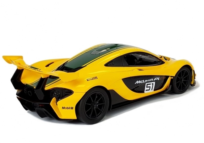 Remote Control Yellow McLaren P1 GTR Toy Car