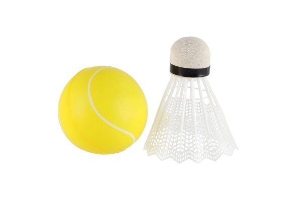 Colorful Beach Paddle Set with Ball and Shuttlecock