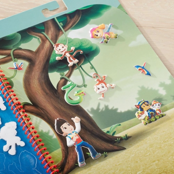 Paw Patrol Reusable Puffy Stickers - Jungle Edition