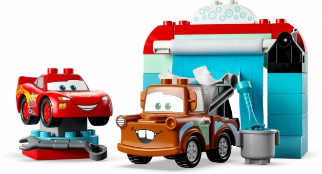 Lightning McQueen & Mater Car Wash Fun