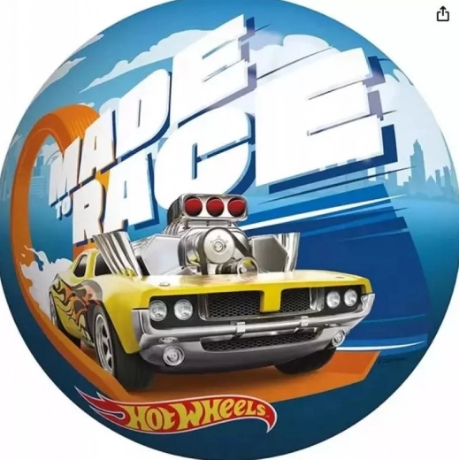 Colorful HOT WHEELS Ball 23 cm made of PVC