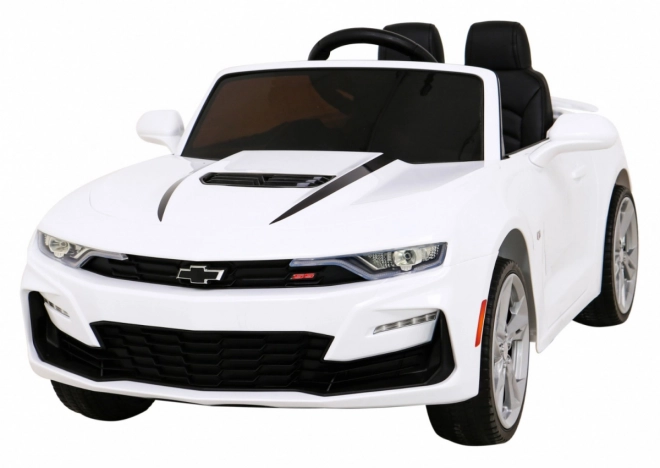 Chevrolet Camaro 2SS cu baterie + telecomandă + roți EVA + pornire ușoară + sunete și lumini – Bílá