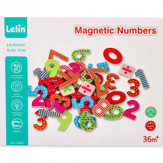 Magnetic Wooden Numbers