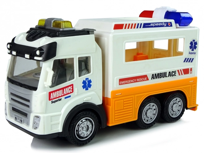 Ambulance Toy Car with Lights and Sounds