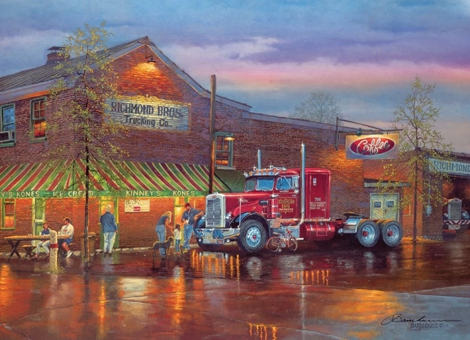 Cobble Hill Red Truck Puzzle 1000 Pieces