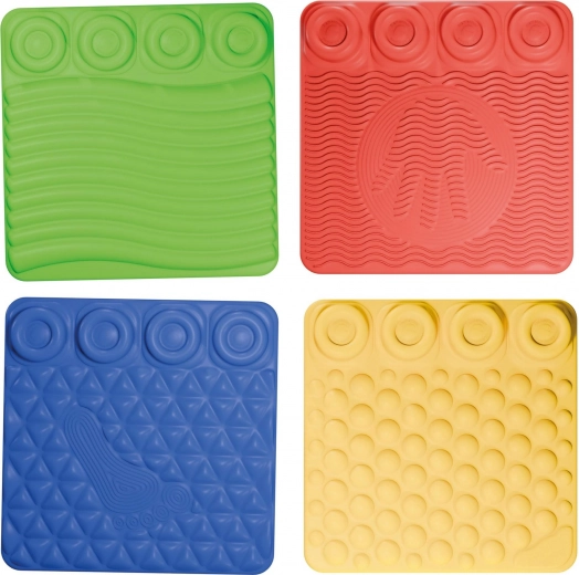 Textures variées pour la stimulation tactile