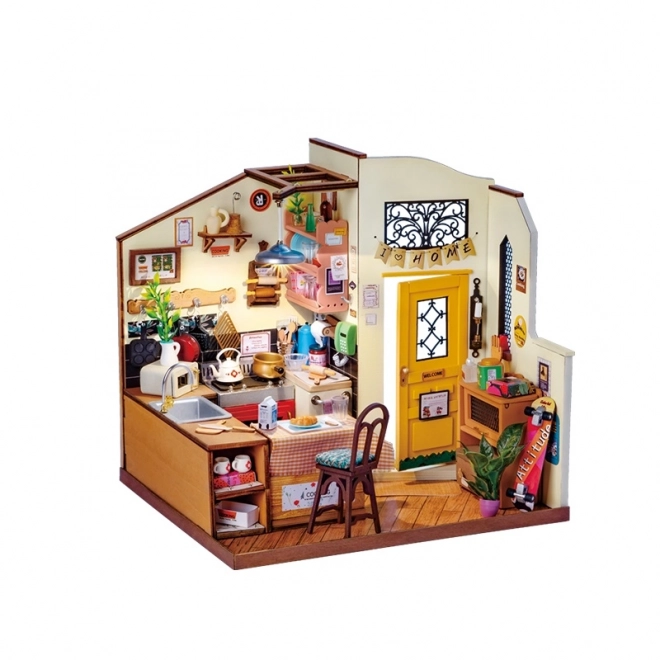 Cozy Kitchen Wooden 3D Puzzle