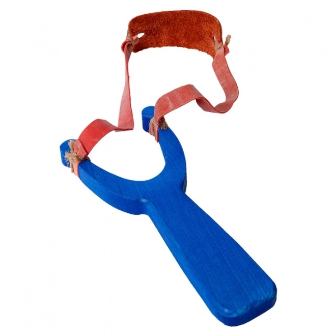 Wooden Slingshot Blue