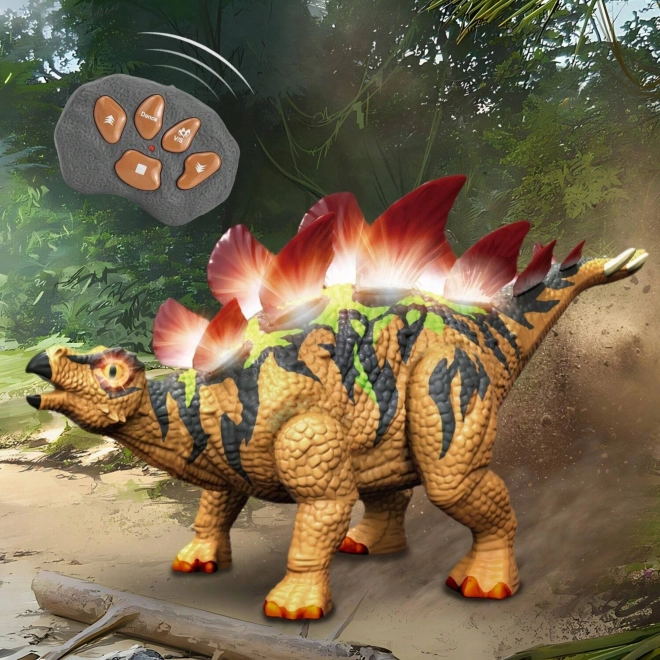 Woopie Dinozaur zdalnie sterowany RC Robot Stegozaur
