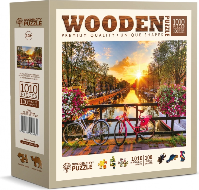 Wooden Puzzle Amsterdam Wheels