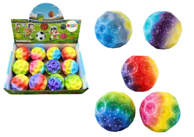 Colorful light-up sensory bouncing ball