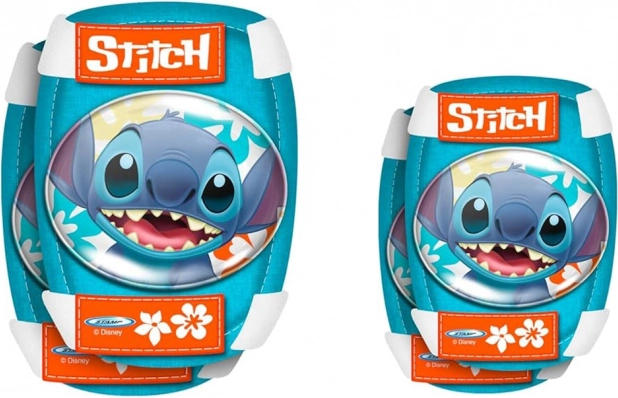 Protective Set with Adjustable Helmet and Protectors Disney STITCH