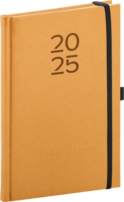 Weekly Diary Vellum 2025 Orange 15 x 21 cm