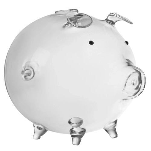 Glass Piggy Bank