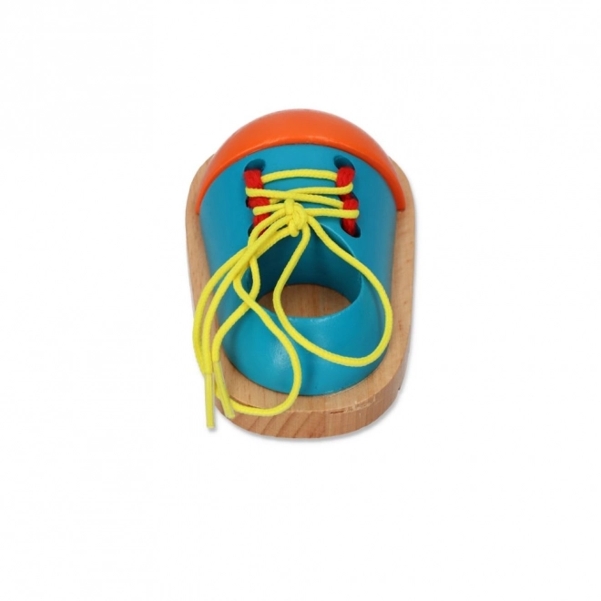 Wooden Shoe Lacing Toy