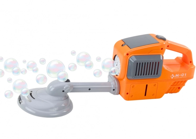 Bubble Mower with Two Bubble Solutions Orange