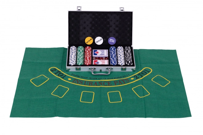 Poker and Blackjack Game Set