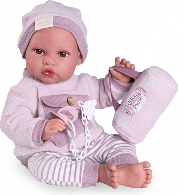 Poupée Réaliste Erika avec Corps Tissu Doux 42 cm