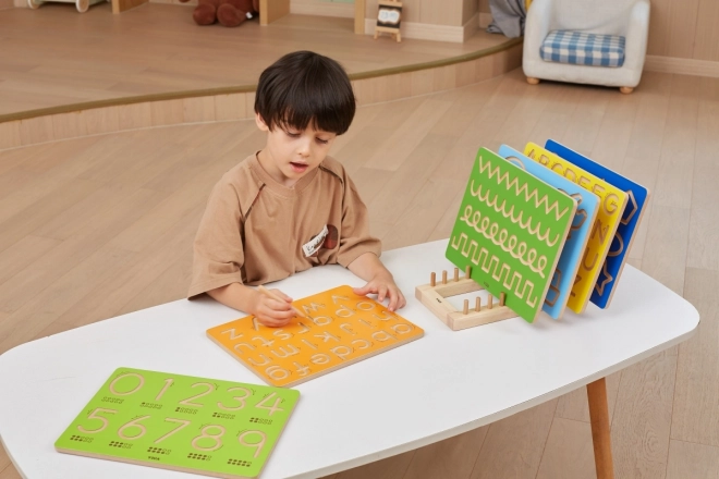 Wooden Shape Learning Board