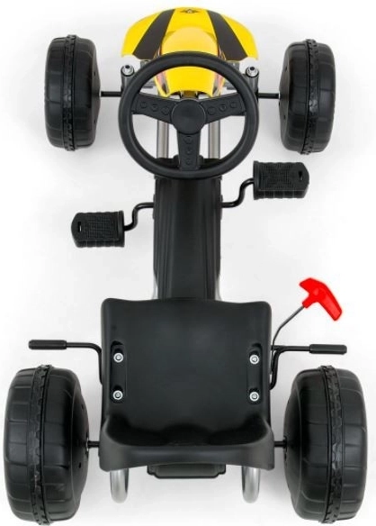 Go-kart a pedali Viper – rosso