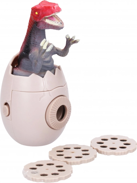 Projector met dinosaurusmotief 10 cm grijs