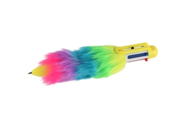 Colorful Plush Pen with Six Colors