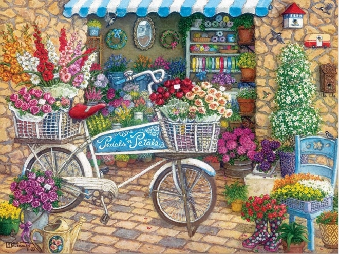 Cobble Hill Pedals and Petals Puzzle Extra Large Pieces