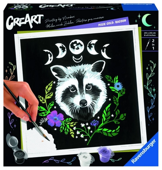 Ravensburger CreArt Pixie Cold Edition Raccoon