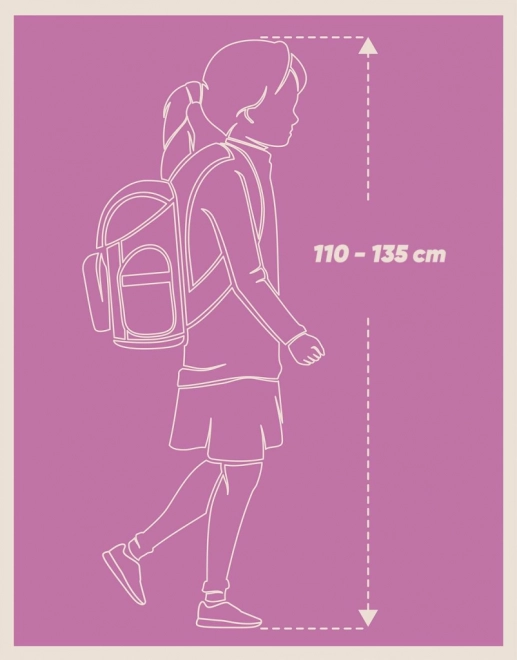 Ensemble sac d'école, trousse et sac Shelly Fée