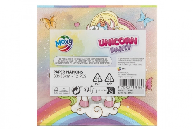 Unicorn Paper Napkins Set