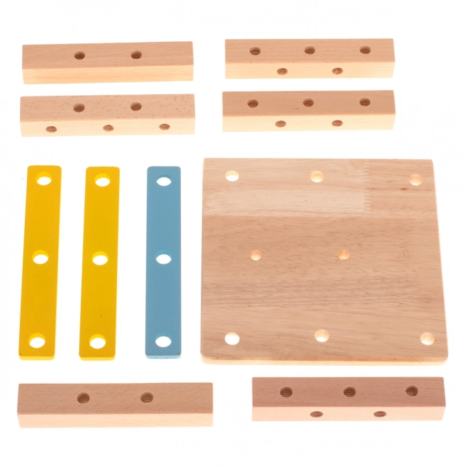 Educational Wooden Block Chair Construction Set