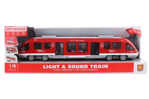 Battery-Powered Plastic Train with Lights and Sound